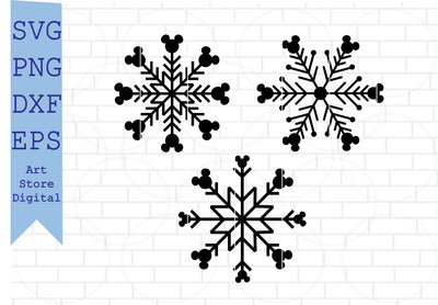Snowflake Svg, Winter Svg SVG Artstoredigital 