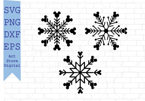 Snowflake Svg, Winter Svg SVG Artstoredigital 