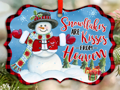 Snowflakes Are Kisses From Heaven Ornament PNG, Benelux Christmas Ornament, PNG Instant Download, Xmas Ornament Sublimation Designs Download Sublimation CaldwellArt 