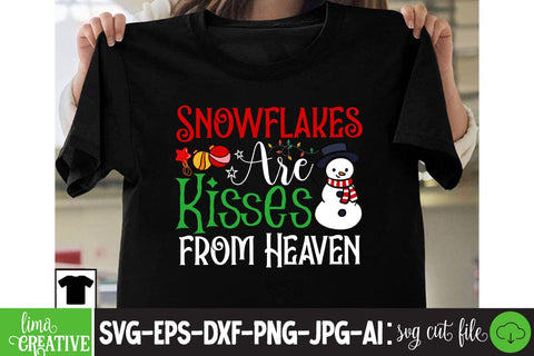 Snowflakes Are Kisses from Heaven SVG Cute File SVG Insomnia Std 
