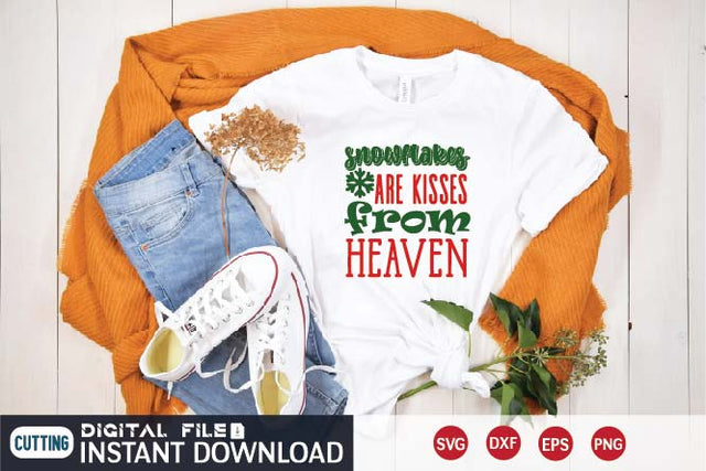 snowflakes are kisses from heaven svg SVG designer krishna 