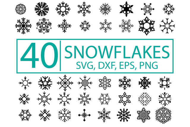 Snowflakes Svg, Christmas Svg, Winter Svg Bundle SVG Sintegra 