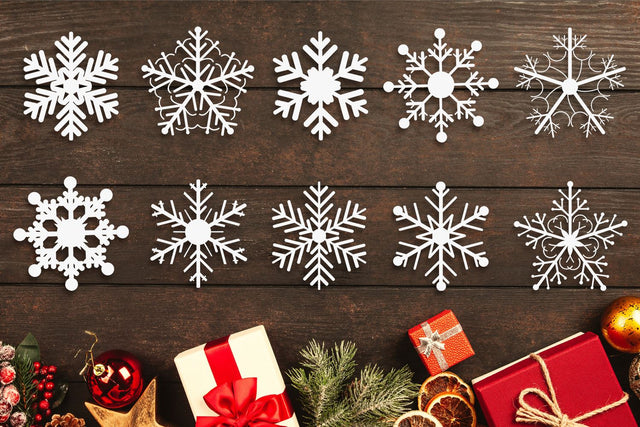 Snowflakes SVG Files Pack SVG Feya's Fonts and Crafts 