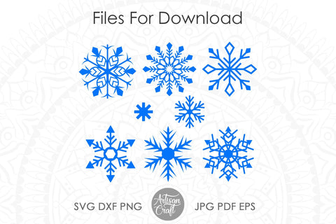 Snowflake Stamp [SVG, DXF], Cutting Machine & Laser Cutting Designs