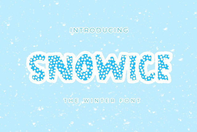Snowice Font LetterdayStudio 
