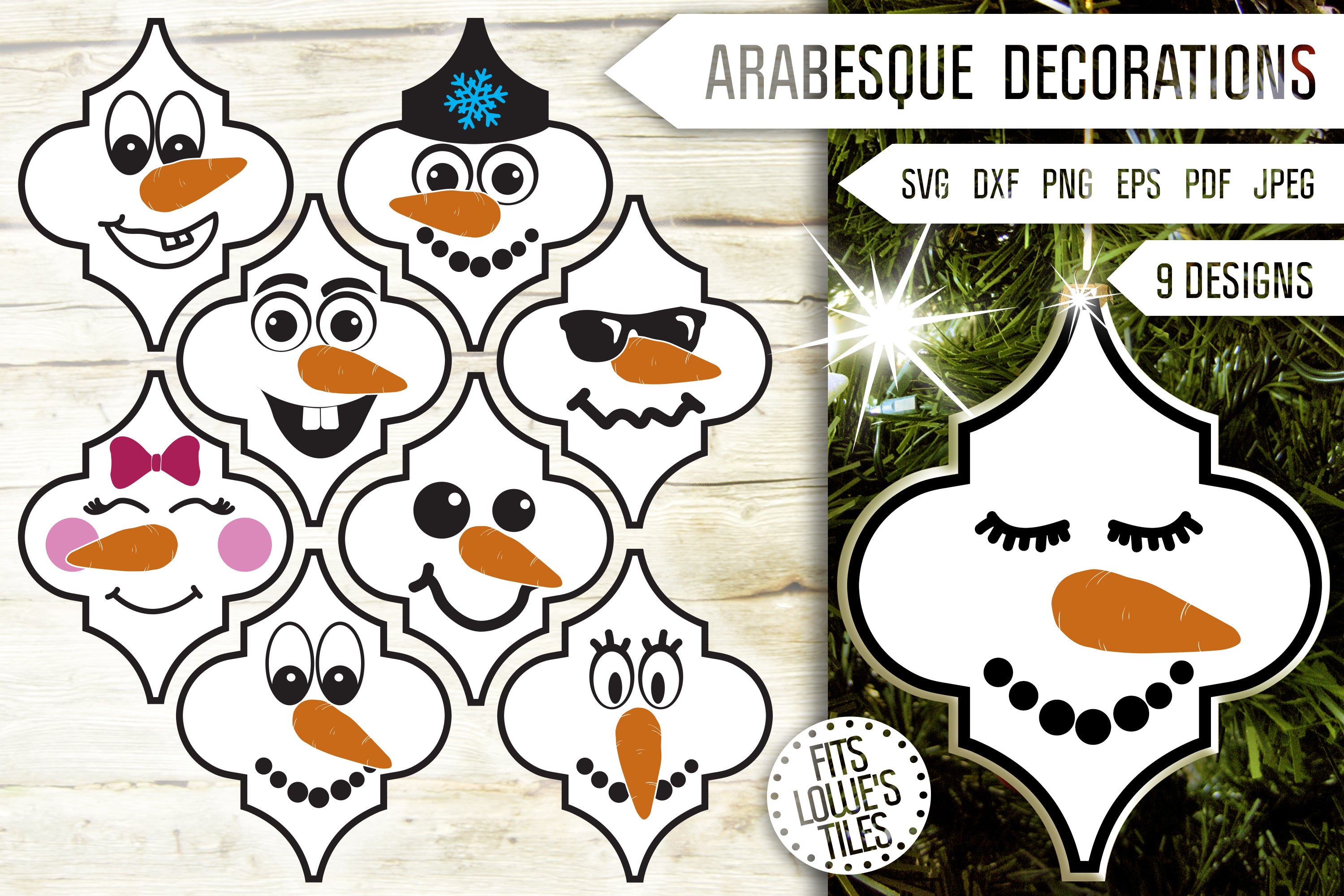 Christmas Snowman Face Free Svg File - SVG Heart