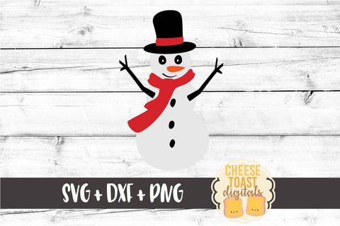 Snowman - Christmas SVG Files SVG Cheese Toast Digitals 
