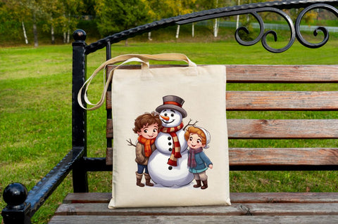 Snowman Clipart Bundle Sublimation Regulrcrative 