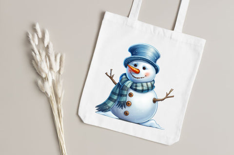 Snowman Clipart Bundle Sublimation Regulrcrative 