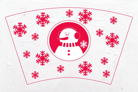 Snowman Cold Cup 24 OZ SVG. Snowman Cold Cup Bundle SVG SVG Olga Terlyanskaya 