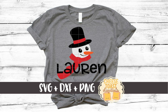 Snowman Face - Christmas SVG Files SVG Cheese Toast Digitals 