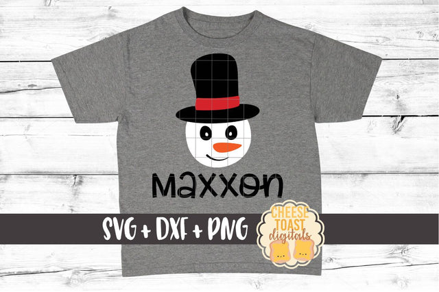 Snowman Face - Christmas SVG Files SVG Cheese Toast Digitals 