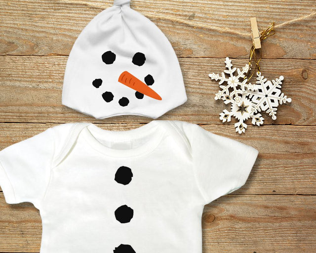 Snowman Face SVG Designed by Geeks 