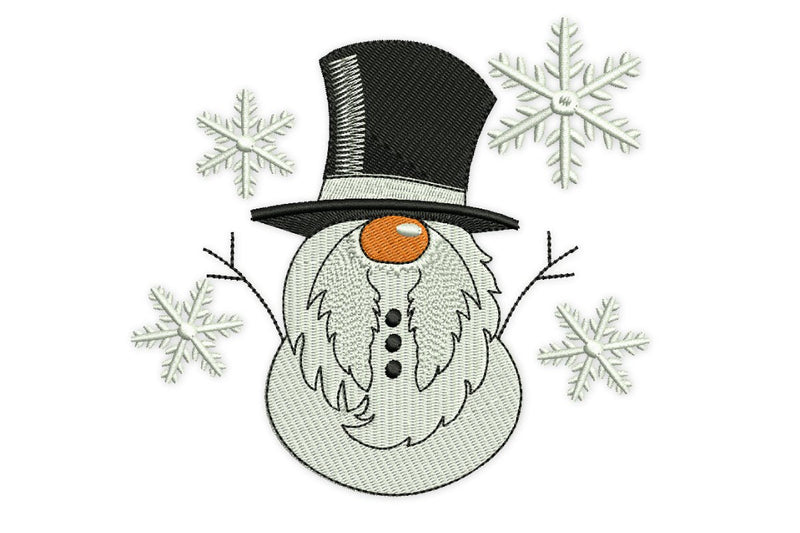Snowman Gnome Embroidery Design Embroidery/Applique DESIGNS NextEmbroidery 