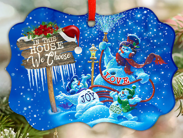 Snowman In This House We Choose Ornament PNG, Benelux Christmas Ornament, PNG Instant Download, Xmas Ornament Sublimation Designs Downloads Sublimation CaldwellArt 