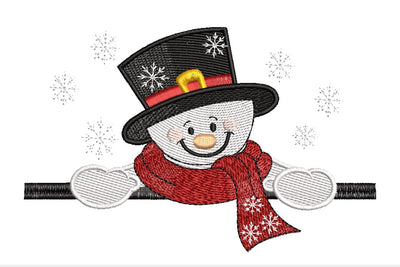 Snowman Machine Embroidery Design, Holiday Embroidery Design, Christmas decor Embroidery Design, Merry Christmas, 4 sizes. Embroidery/Applique DESIGNS ArtEMByNatalia 
