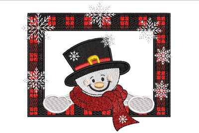 Snowman Machine Embroidery Design, Holiday Embroidery Design, Christmas decor Embroidery Design, Merry Christmas, 4 sizes. Embroidery/Applique DESIGNS ArtEMByNatalia 