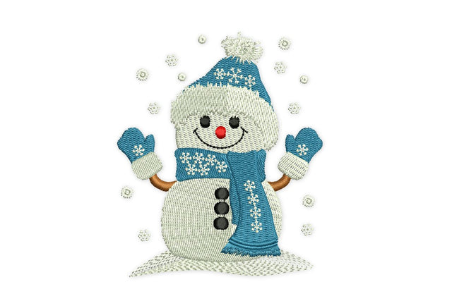 Snowman Machine Embroidery Design, Holiday Embroidery Design Embroidery/Applique DESIGNS NextEmbroidery 