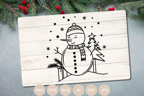 Snowman Svg, Christmas Svg Shirt, Cute Snowman, Christmas Shirt, Winter, Holiday Svg Designs SVG BogeliaVector 