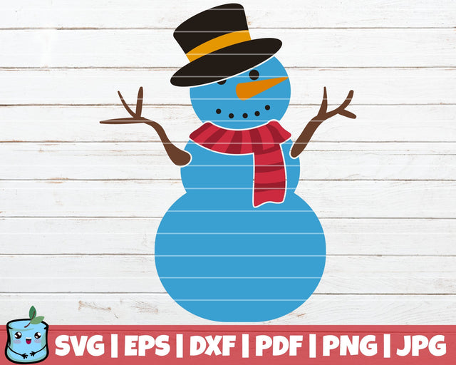 Snowman SVG MintyMarshmallows 