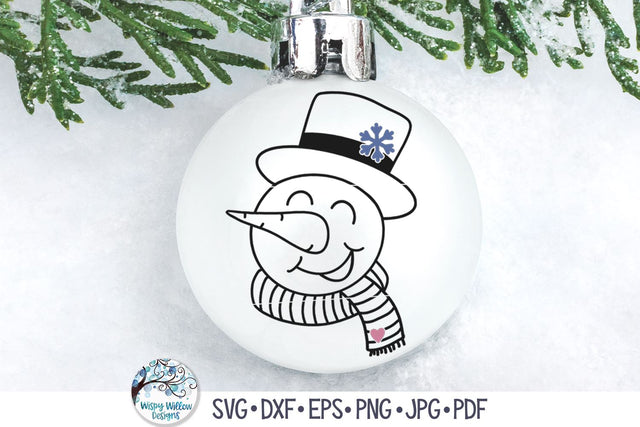 Snowman SVG SVG Wispy Willow Designs 