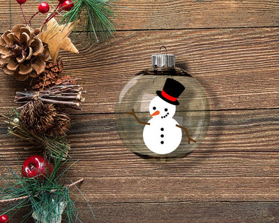 Snowman with Hat SVG Designed by Geeks 