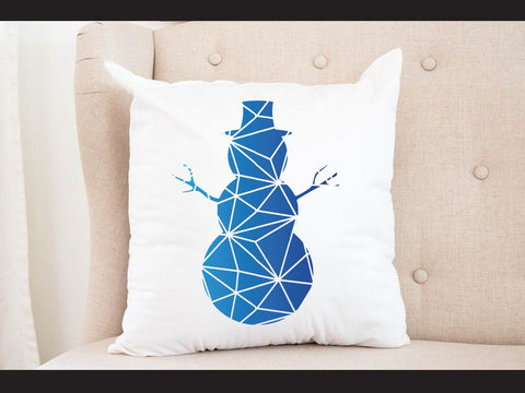 Snowmen christmas Geomatical Print SVG Johan Ru designs 