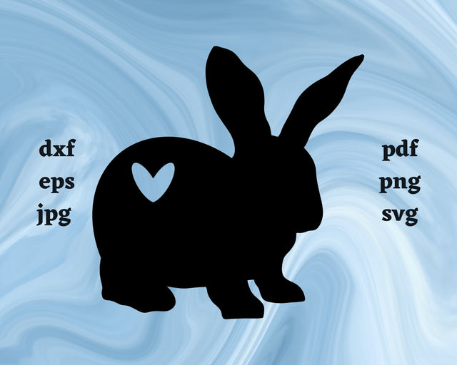 Snowshoe Hare Heart SVG Cut File SVG Northern Light SVG 