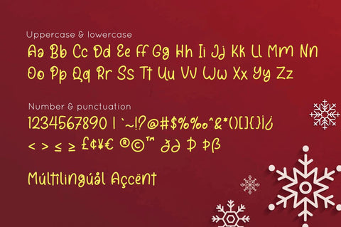 Snowy Dahlia - Christmas Font Font Attype studio 