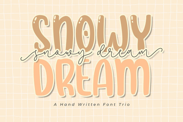 Snowy Dream Font Madatype Studio 