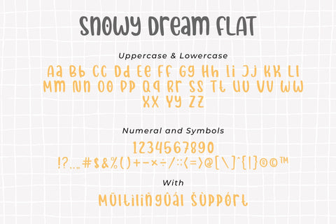 Snowy Dream Font Madatype Studio 