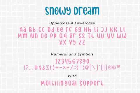 Snowy Dream Font Madatype Studio 