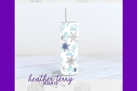Snowy Elements Winter Glitter Sublimation PNG Bundle Sublimation Heather Terry Design Co. 