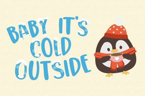 Snowy Night Font Dm Letter Studio 