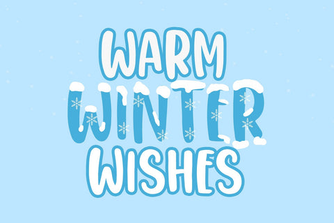 Snowy Night Font Dm Letter Studio 