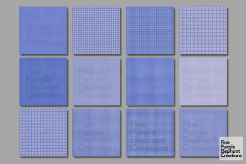 Snowy Winter Plaid | Christmas Background Digital Pattern Fine Purple Elephant Creations 