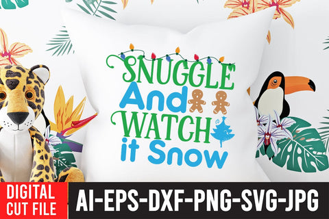 Snuggle And Watch it Now SVG Cut File SVG BlackCatsMedia 