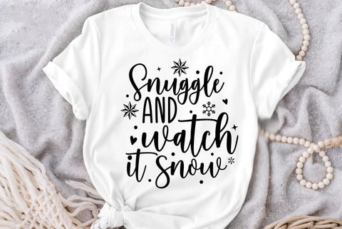 Snuggle and watch it snow, Christmas SVG SVG FiveStarCrafting 