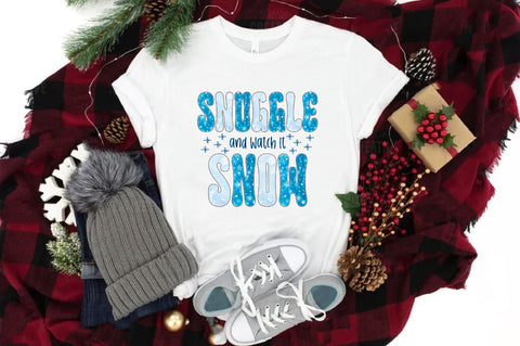 Snuggle and Watch It Snow Sublimation Sublimation Jagonath Roy 