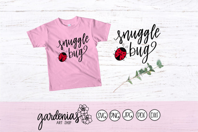 Snuggle Bug Ladybug SVG Gardenias Art Shop 