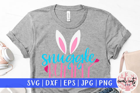 Snuggle bunny – Easter SVG EPS DXF PNG Cutting Files SVG CoralCutsSVG 