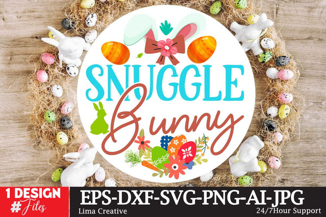 Snuggle Bunny Sign SVG SVG Insomnia Std 