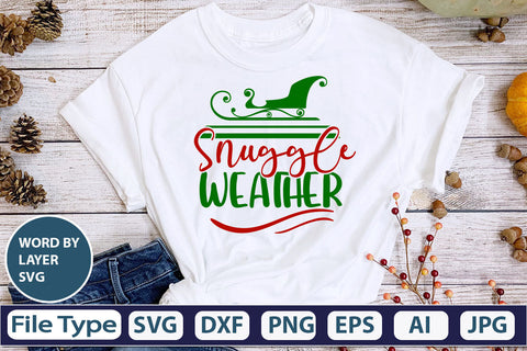 Snuggle Weather SVG Cut File SVG DesignPlante 503 