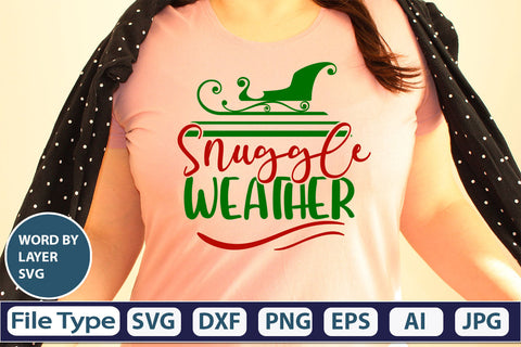 Snuggle Weather SVG Cut File SVG DesignPlante 503 