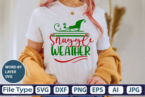 Snuggle Weather SVG Cut File SVG DesignPlante 503 