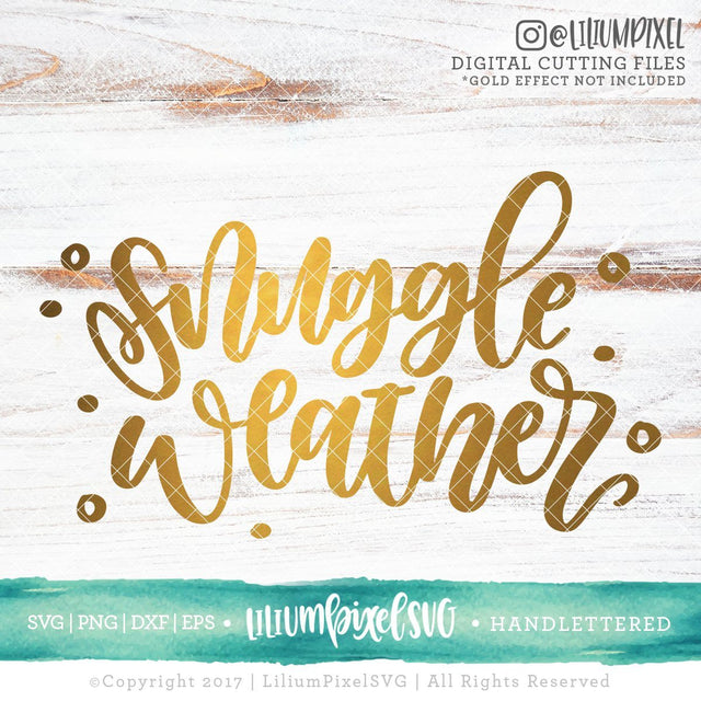 Snuggle Weather SVG Lilium Pixel SVG 