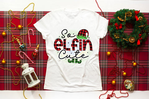 So Elfin Cute, Kids Christmas Sublimation Design Sublimation CraftLabSVG 