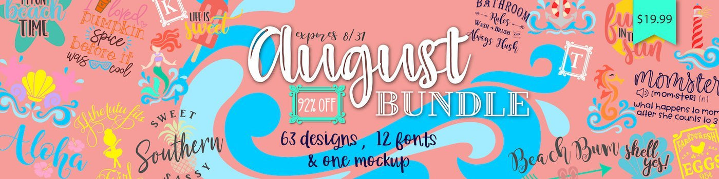 So Fontsy August 2018 Bundle