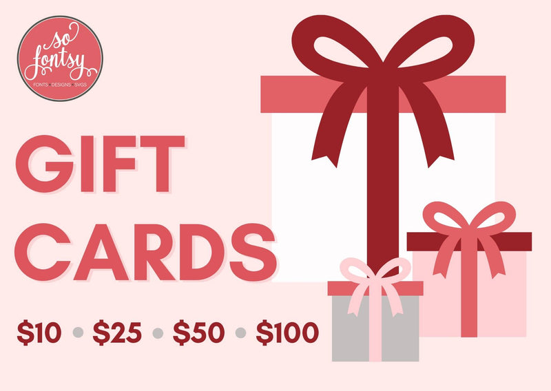 So Fontsy eGift Card Gift Card So Fontsy 