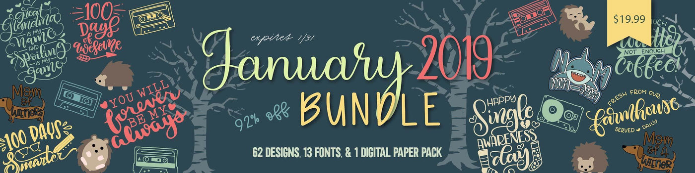 So Fontsy January 2019 Bundle